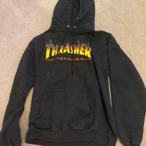black thrasher hoodie